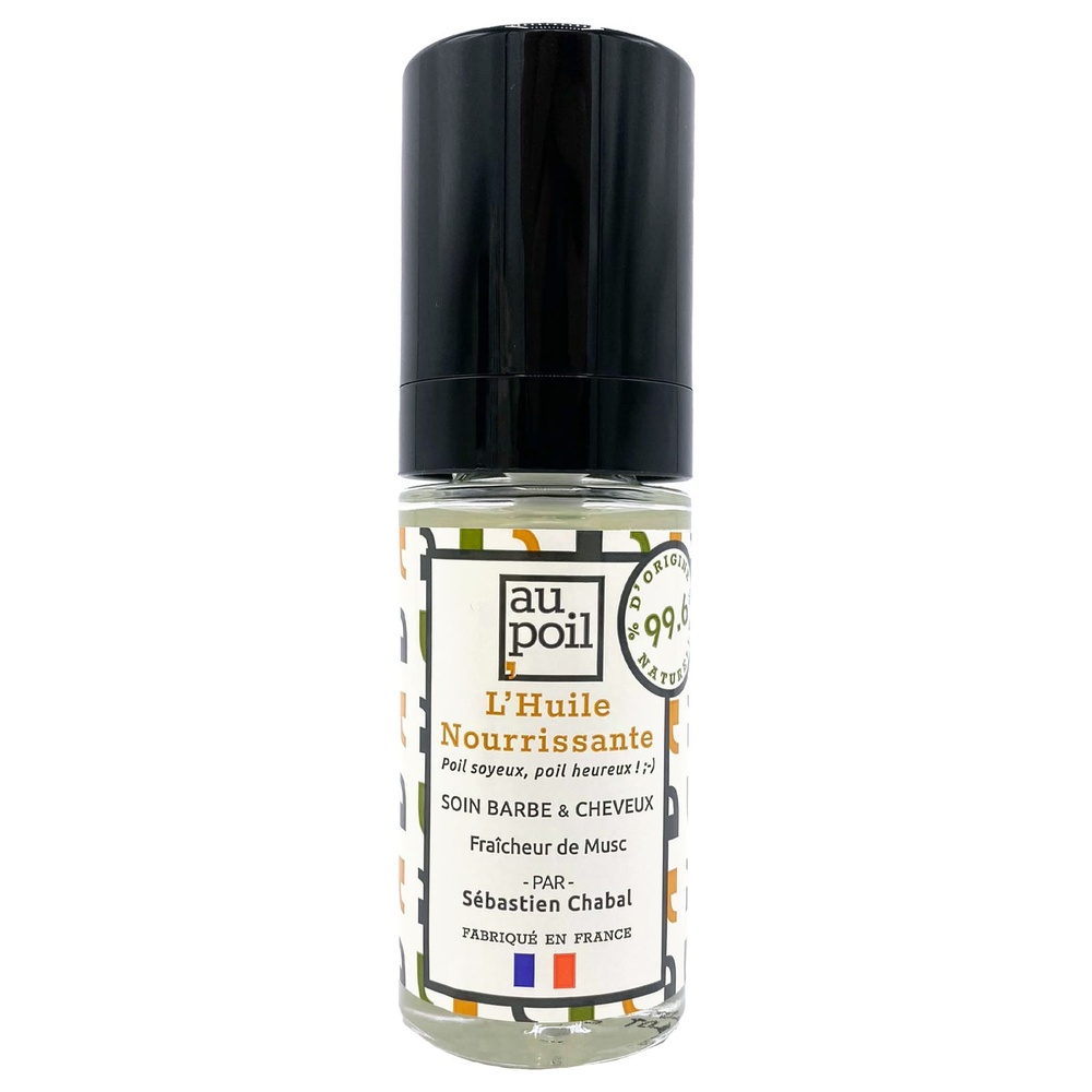 au poil L'Huile Nourrissante l'huile soin nourrissant et protecteur barbe et cheveux