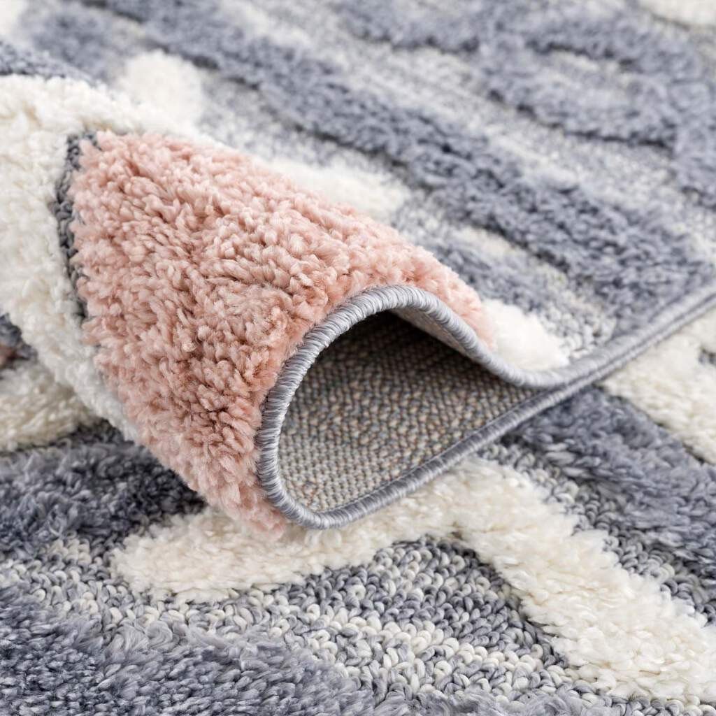 Hochflor-Läufer Focus 3382, Carpet City, rechteckig, Höhe: 20 mm, Boho-Teppich, besonders weich, Hoch Tief Struktur, Wohnzimmer