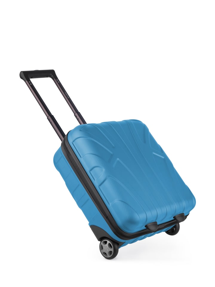 suitline Handgepäck EasyJet Koffer 45x36x20 Freigepäck 30 L in Cyanblau günstig kaufen S