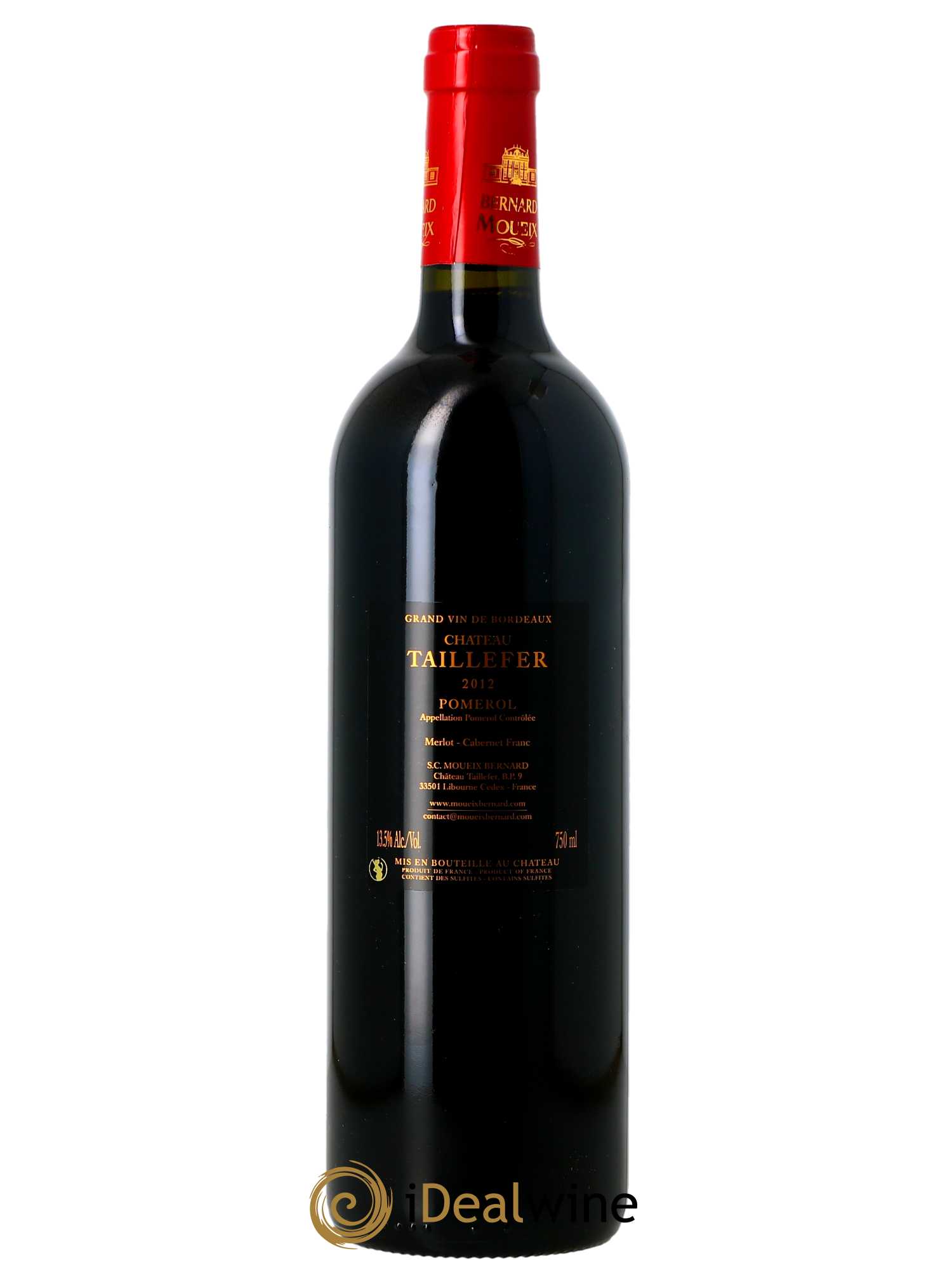Château Taillefer (CBO à partir de 12 BTS) 2012 - Lot de 1 Bouteille