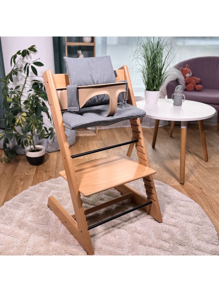 LaLoona Sitzkissen / Hochstuhlauflage für Stokke Tripp Trapp in grau günstig kaufen onesize