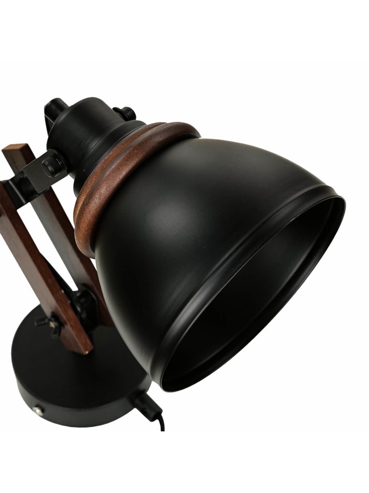 Licht-Erlebnisse Wandlampe in Schwarz Natur günstig kaufen onesize