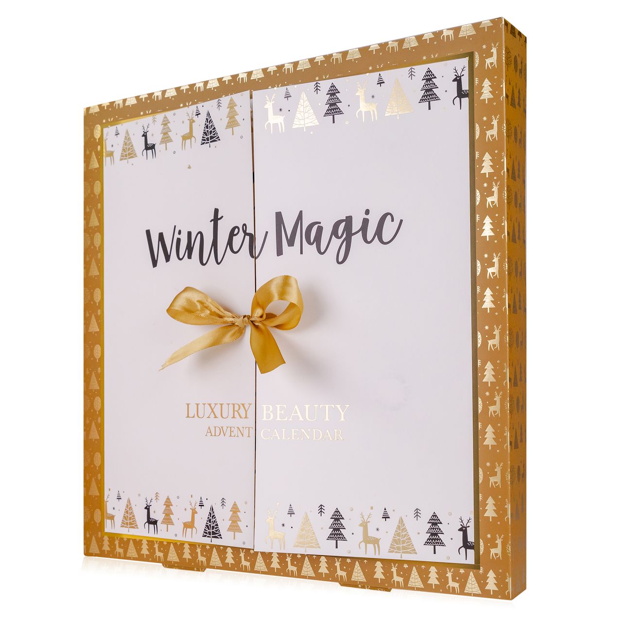 accentra Adventskalender Dekorativkosmetik WINTER MAGIC in Box mit aufklappbaren Türen