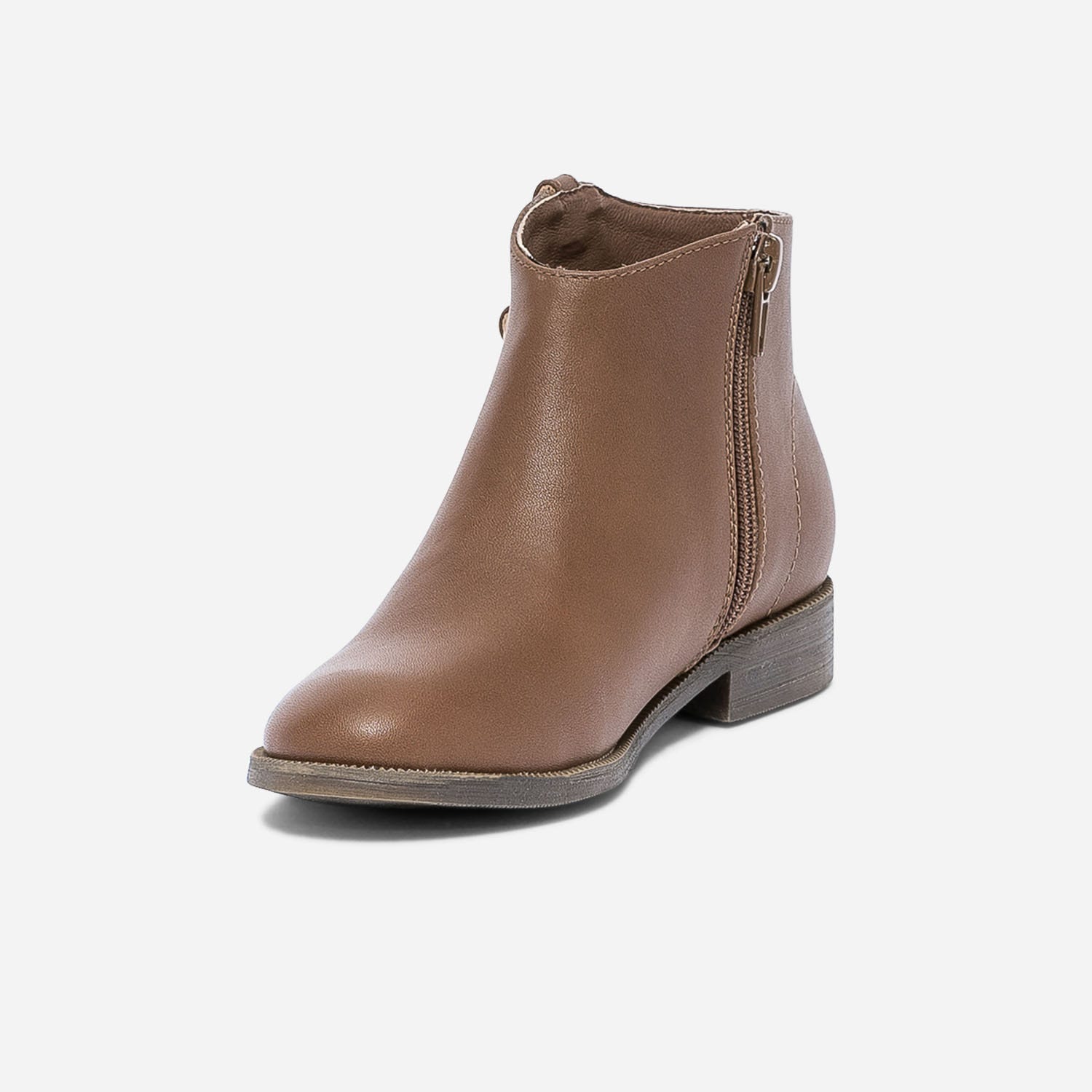 Boots camel avec boucle côté