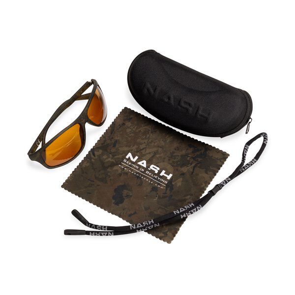 Okulary przeciwsłoneczne Lunette Polarisante Nash Camo Wraps Yellow Lenses