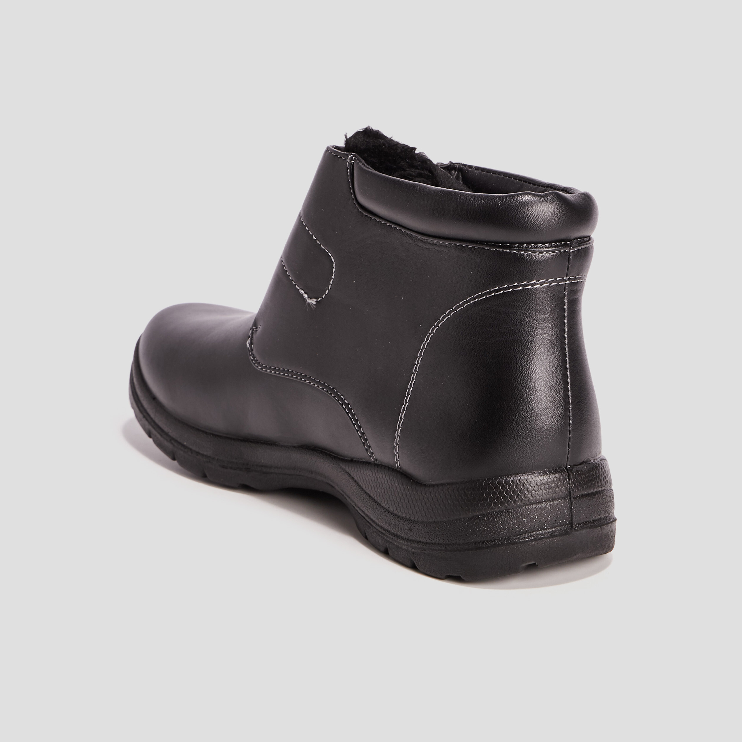 Bottines à scratch noir homme | La Halle