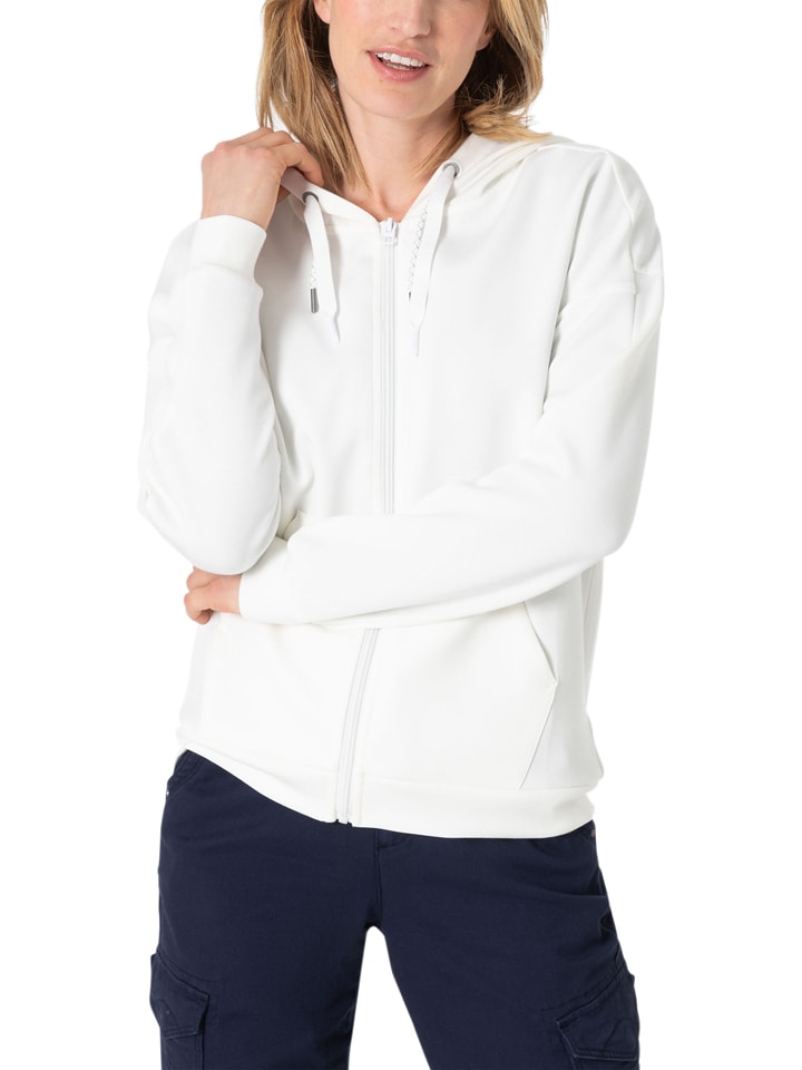 Timezone Sweatjacke in Weiß günstig kaufen