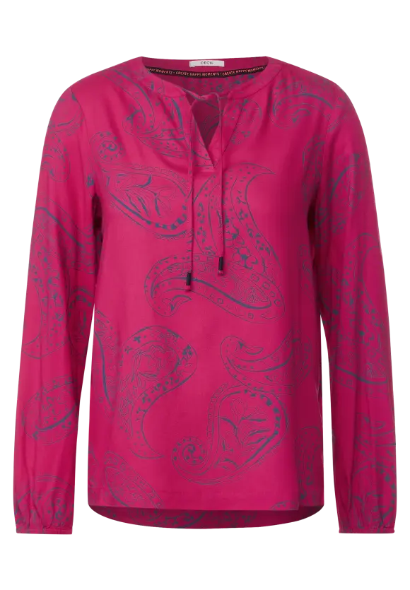 CECIL Paisley Viskose Bluse