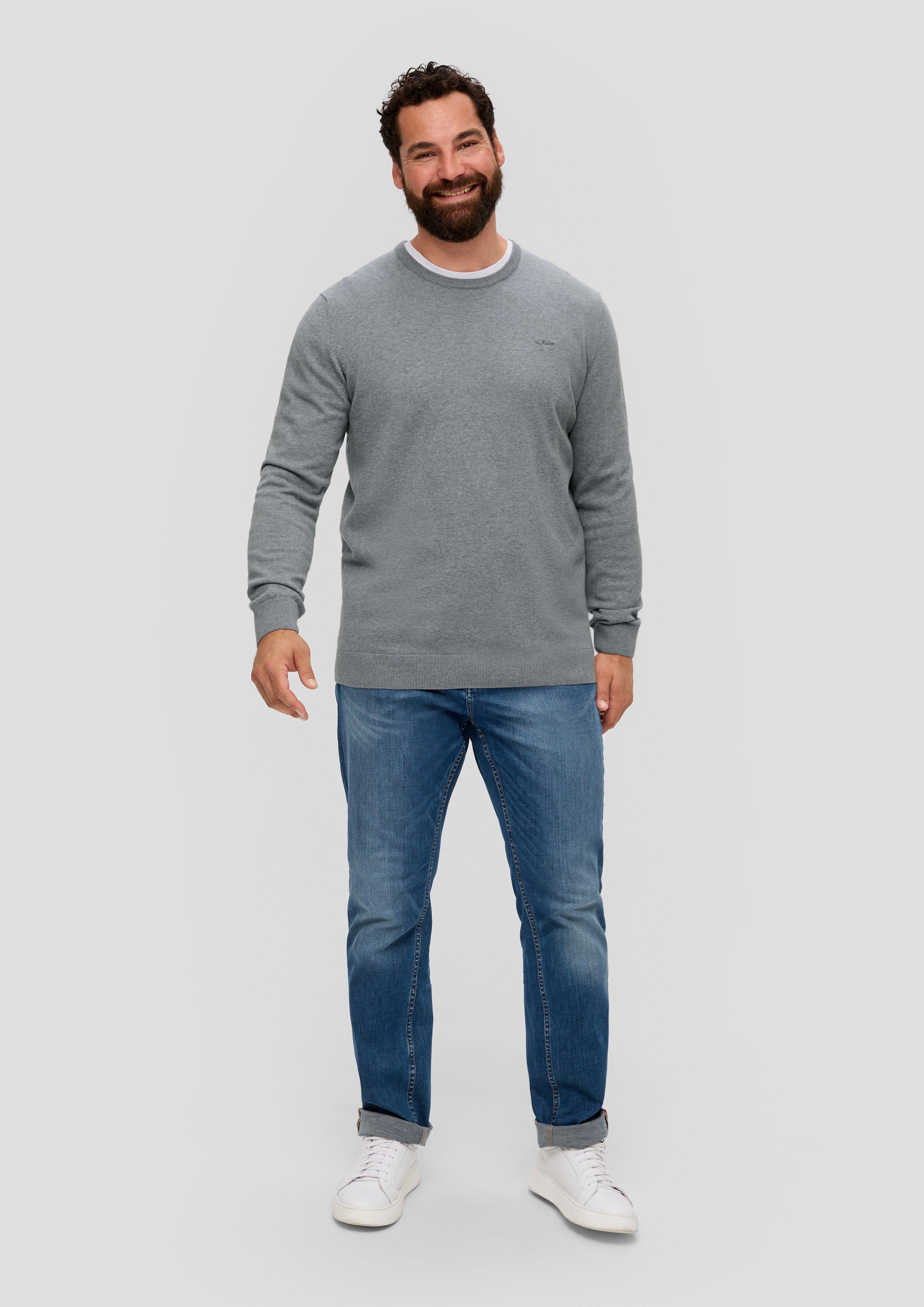 Strickpullover mit Logo-Stickerei  2148210-92W0