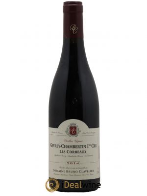 Gevrey-Chambertin 1er Cru Les Corbeaux Vieilles Vignes Bruno Clavelier  2014 - Lot de 1 Bouteille
