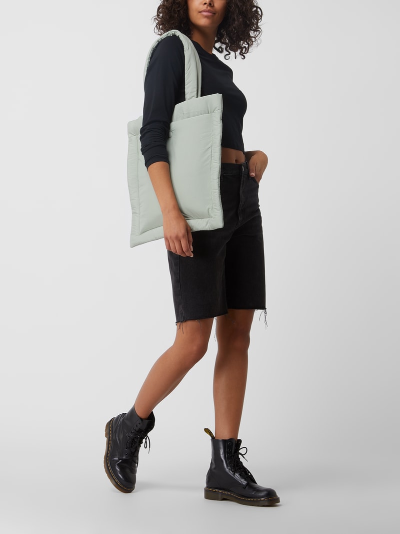 Tote Bag mit Frontfach in mint