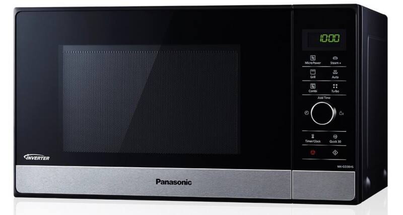 Panasonic Mikrowelle NN GD 38 H SGTG 1000 W 23 Schwarz