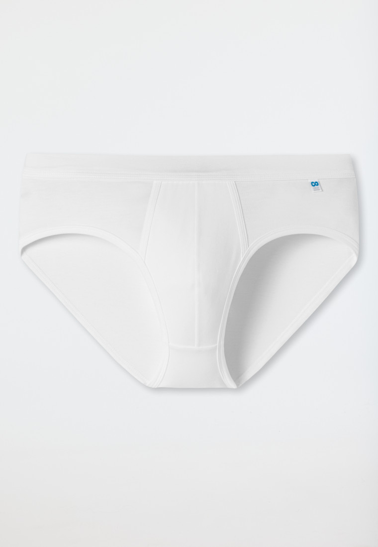 Sportslip mit Eingriff weiß - Long Life Cotton