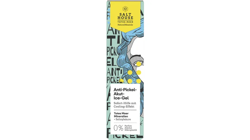SALTHOUSE Totes Meer Natural Minerals Ice Gel Anti Pickel 15 ml