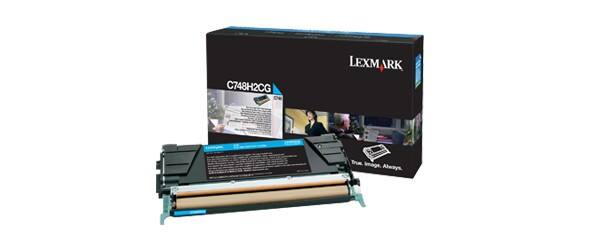 Lexmark C748H2CG Original Tonerkartusche Cyan