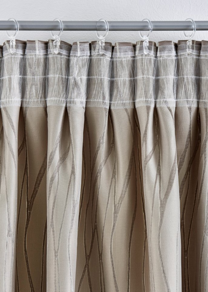 Jacquard Vorhang (1er Pack)