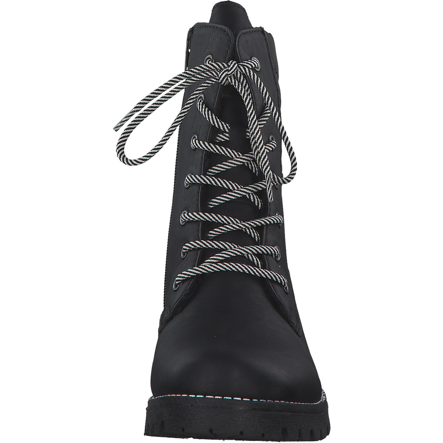 Rieker 78520, Schnürstiefel, Damen, schwarz/schwarz