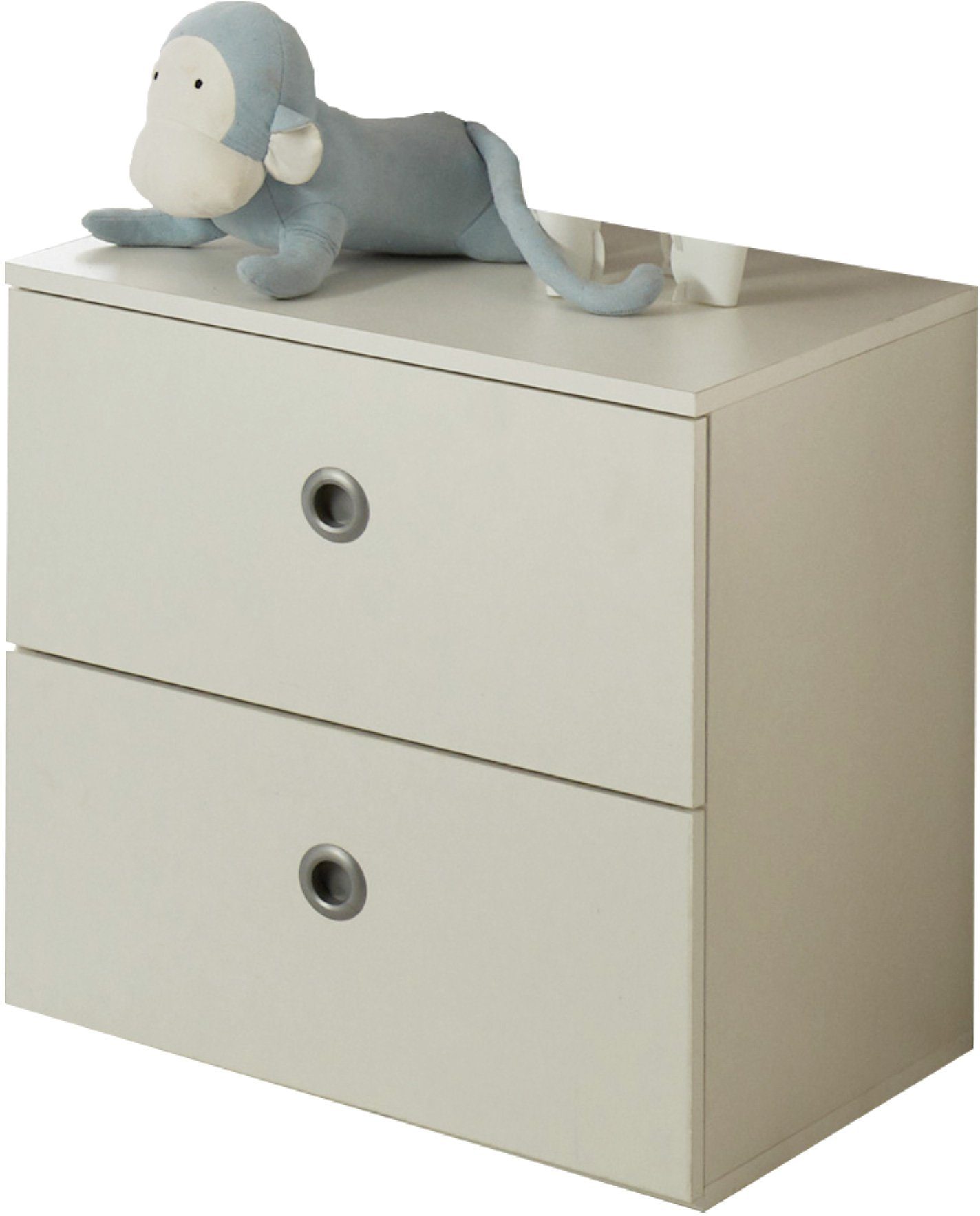 arthur berndt Babybett Elly, mit Wickelstation; Umbaubar zum Juniorbett, Spieltisch und Konsole
