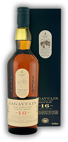 Lagavulin 16 Years Lagavulin 16 Years Mit dem charakteristisch rauchigen Aroma. Alter 16 J. - 0,7	 Liter - Vol 43%