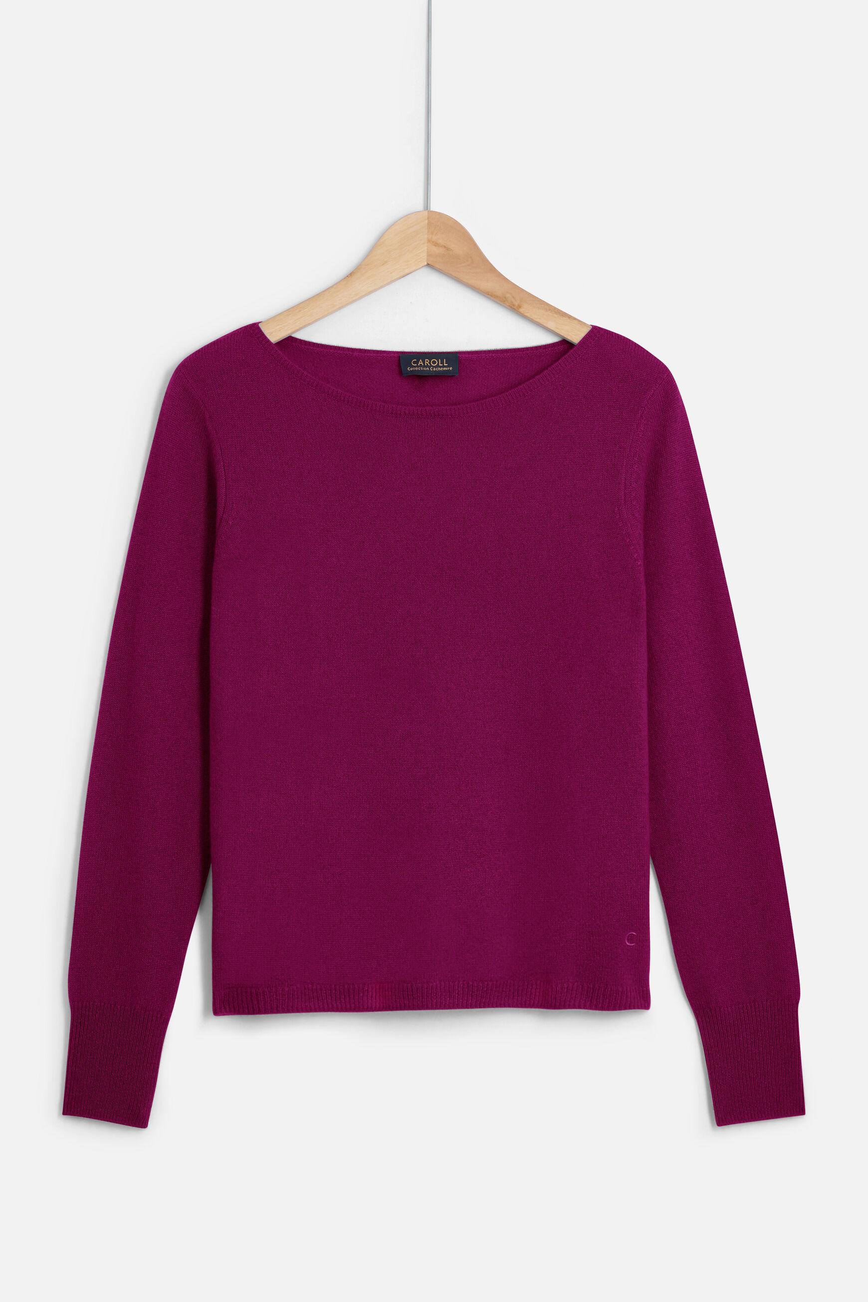 pull zofia 100% cachemire prune femme