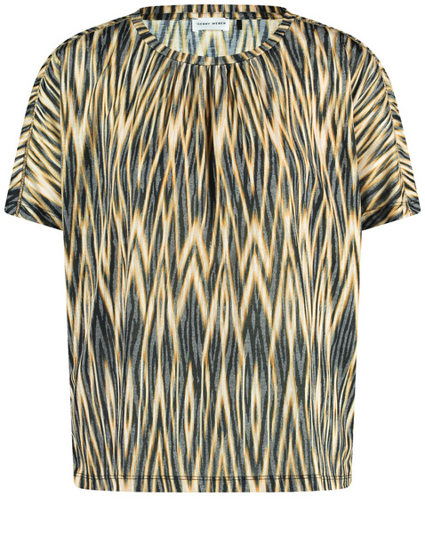 Legeres Shirt mit Ikat Print