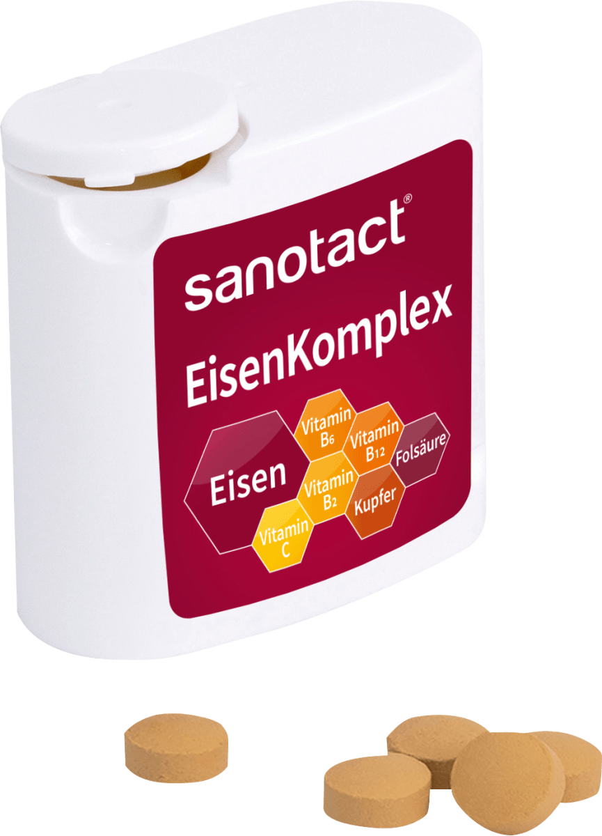 Eisen Komplex Mini-Tabletten (100 Stück), 15 g