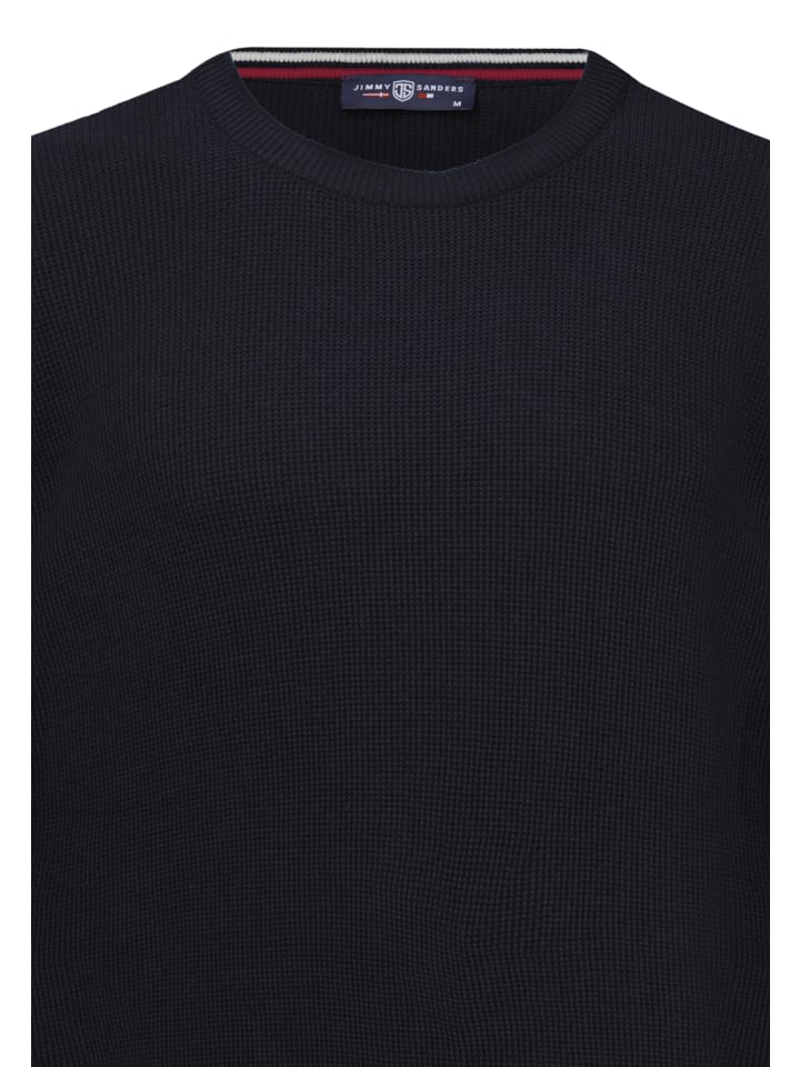 JIMMY SANDERS Pullover Mit Rundhalsausschnitt in navy günstig kaufen