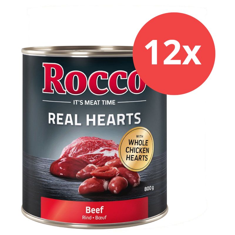 Sparpaket Rocco Real Hearts 12 x 800 g