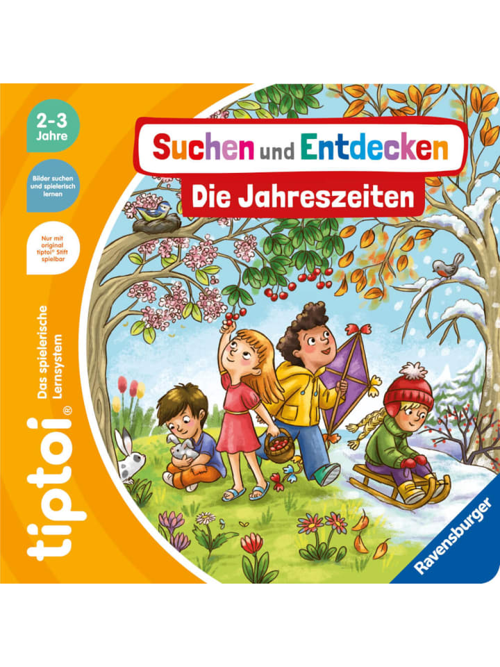 Ravensburger tiptoi Suchen und Entdecken: Die Jahreszeiten, 2-3 Jahre günstig kaufen onesize