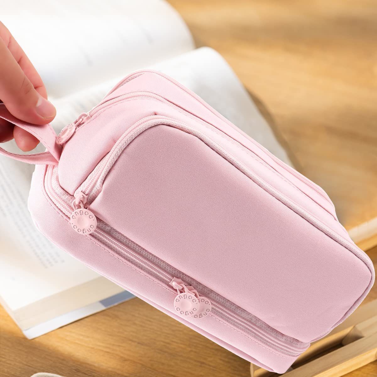 GelldG Federmäppchen Federmäppchen Große Kapazität, Mäppchen Federtaschen Etui 4 Fächer