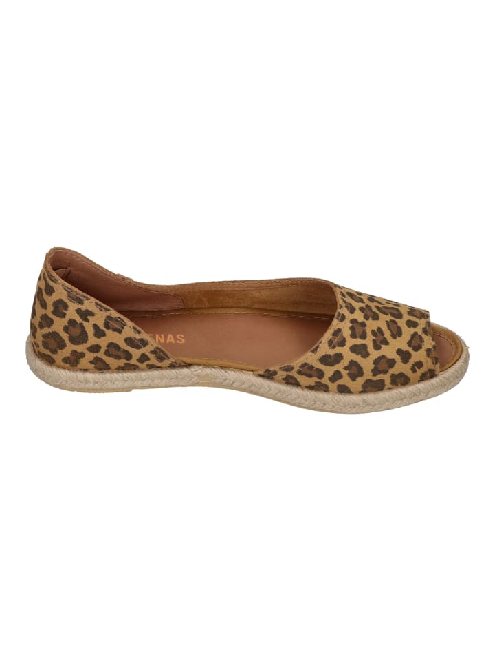 Verbenas Espadrilles CRUZ LEOPARDO in braun günstig kaufen 40