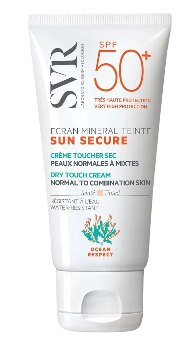 SVR Sun Secure getinte beschermende crème SPF 50+ voor normale en gecombineerde huid