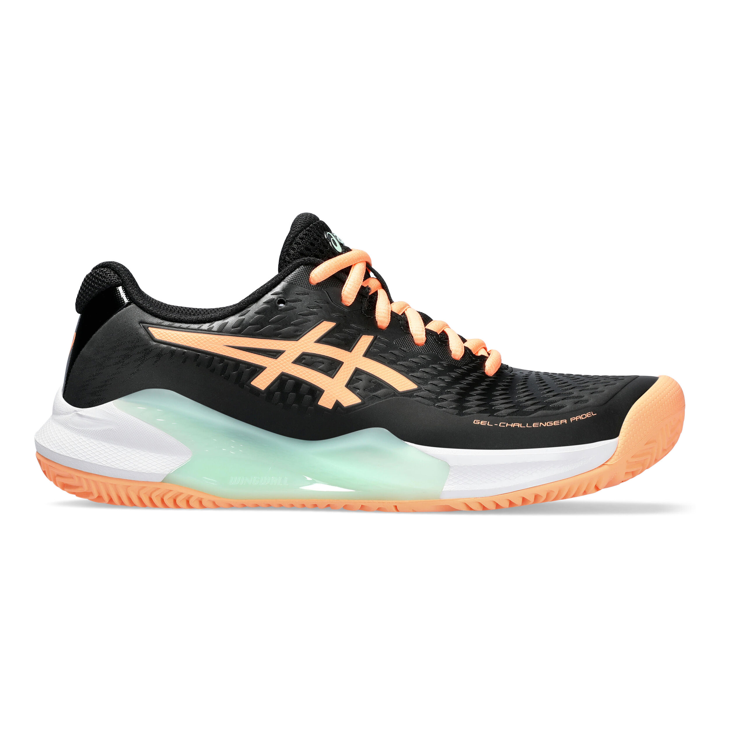 Gel-Challenger 14 Padelschuh Damen - Schwarz, Apricot
