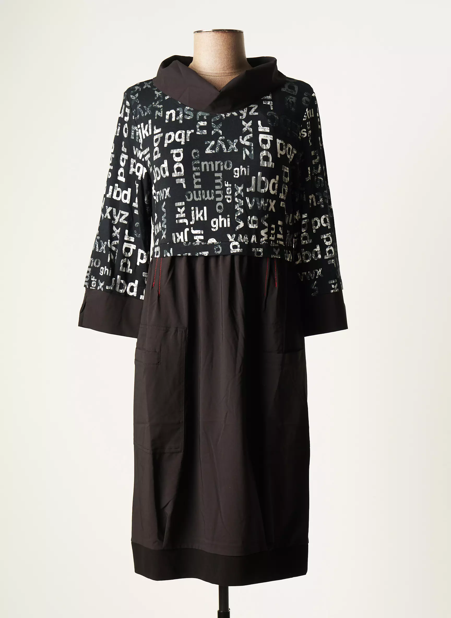 Dolcezza Robes Mi Longues Femme couleur noir