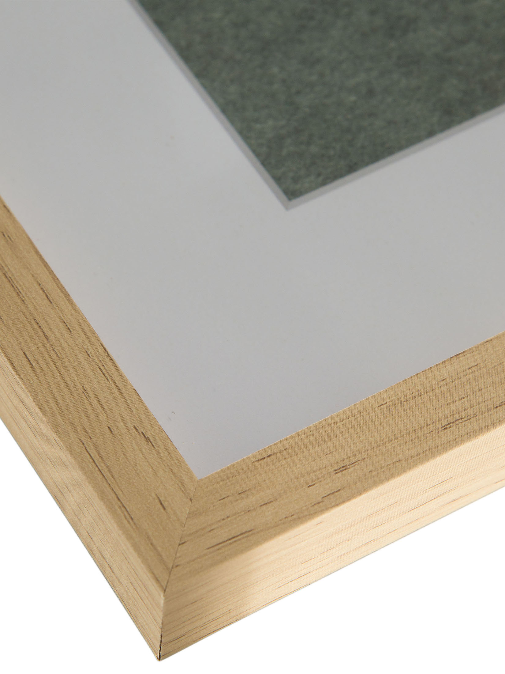 Kirena Leinwand-Druck-Glas, Grün/Weiss