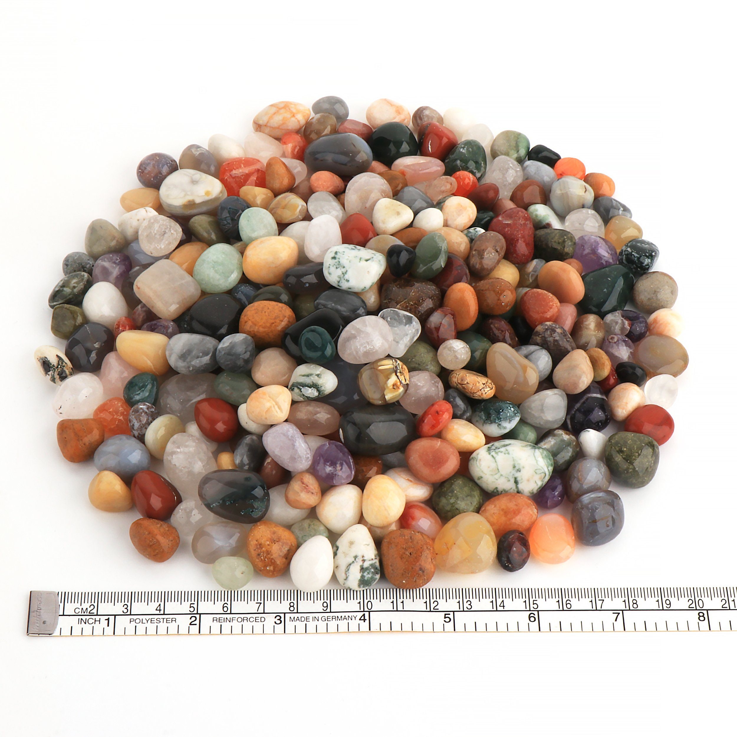 NKlaus Mineralstein 100g Trommelsteine 10 - 20mm Edelsteine natürliche