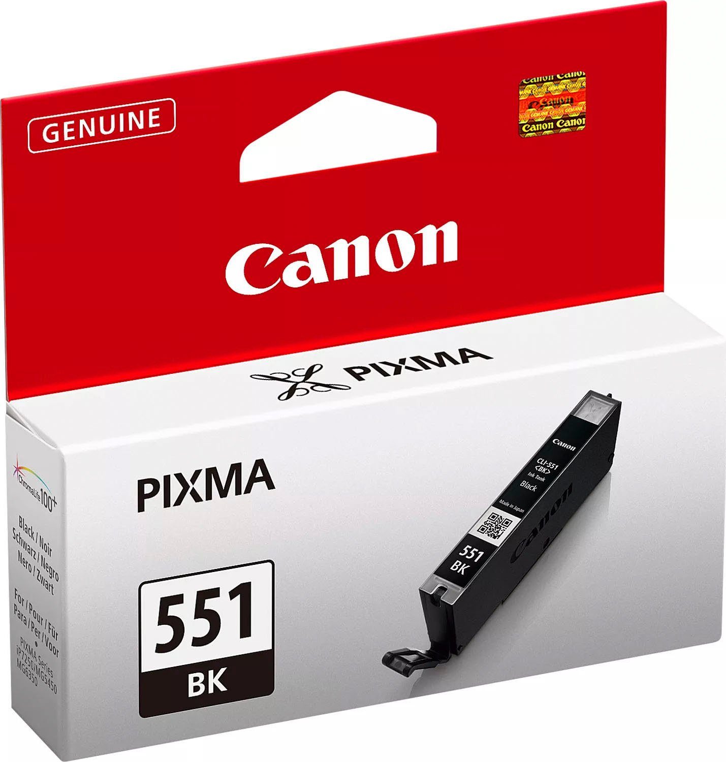 Canon CLI-551BK Tintenpatrone (original Druckerpatrone 551 schwarz)