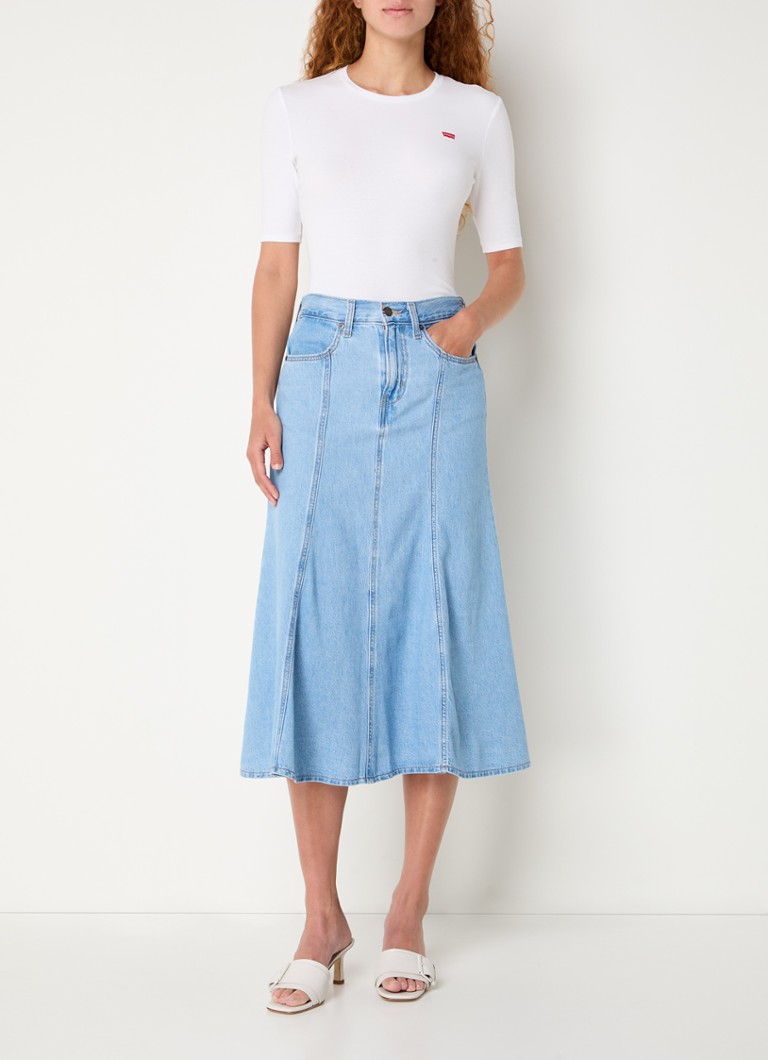 Jupe midi en jean Levi's avec poches latérales