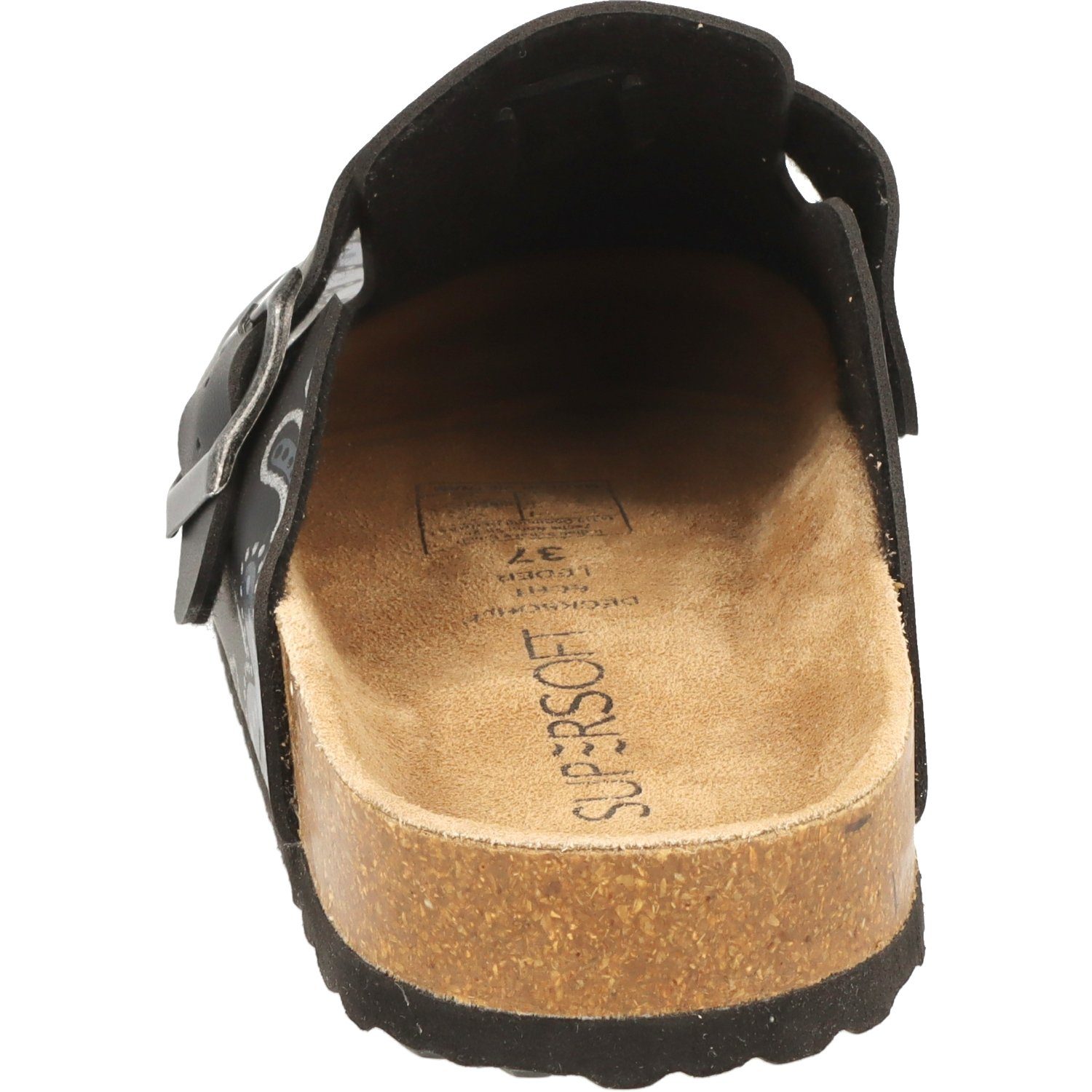 SUPERSOFT Damen Schuhe Komfort Hausschuhe Lederfußbett 276-155 Clog Lederfußbett
