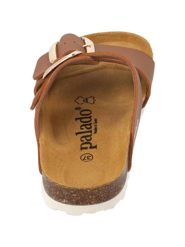 palado Pantoletten in cognac günstig kaufen