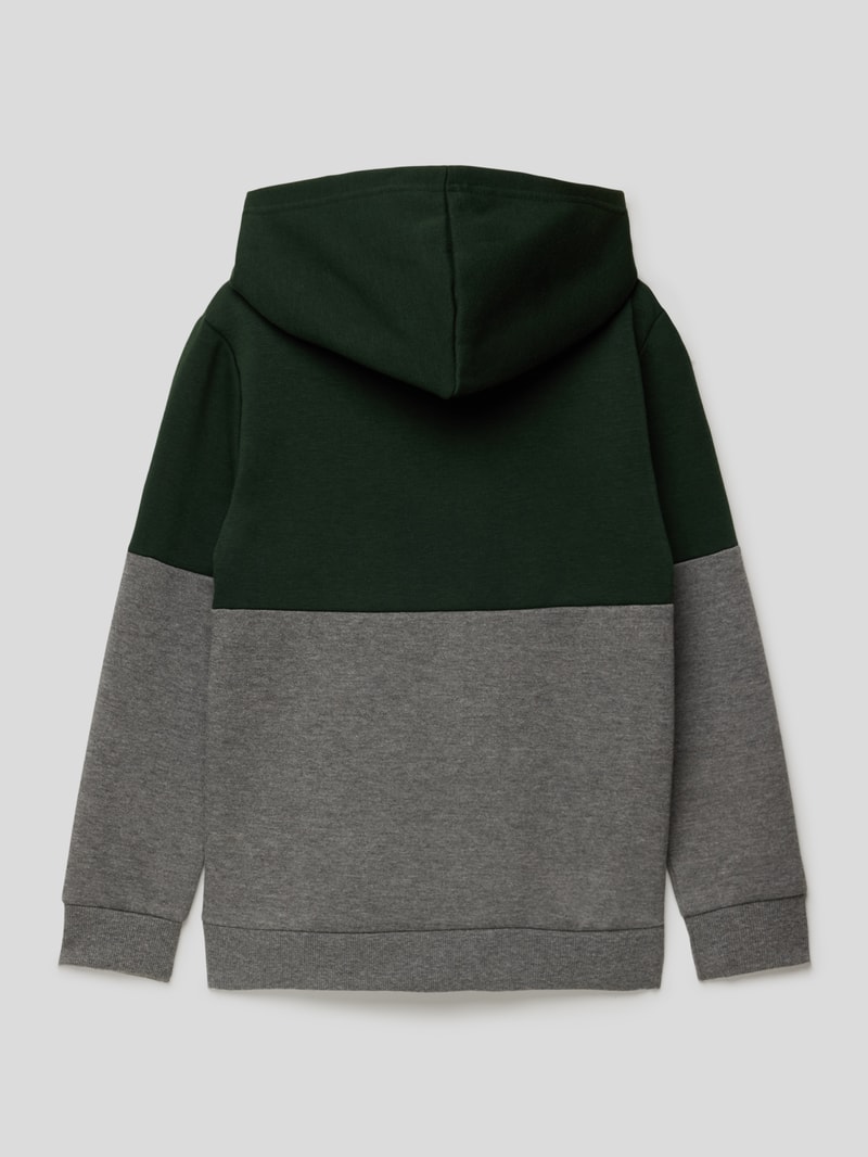 Hoodie mit Känguru-Tasche Modell 'GILBERT' in dunkelgrün