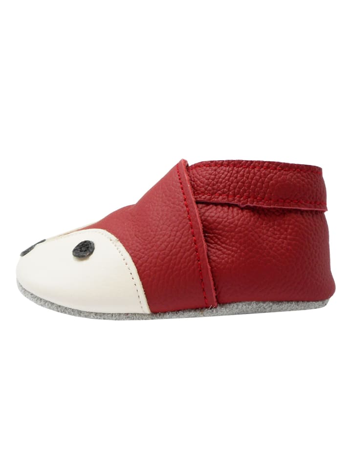 Yalion Leder-Krabbelschuhe 