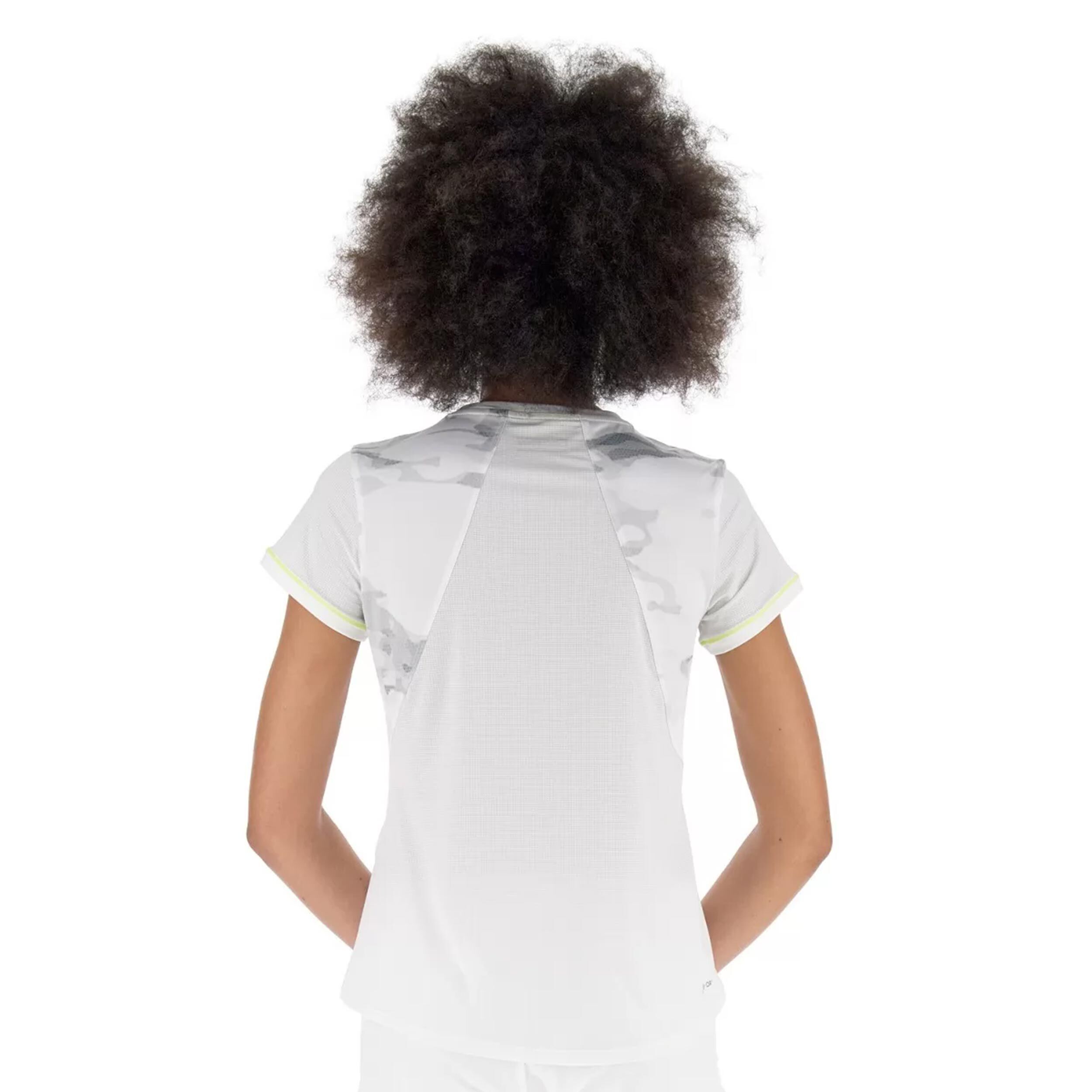 Tech T-Shirt Damen - Weiß, Grau
