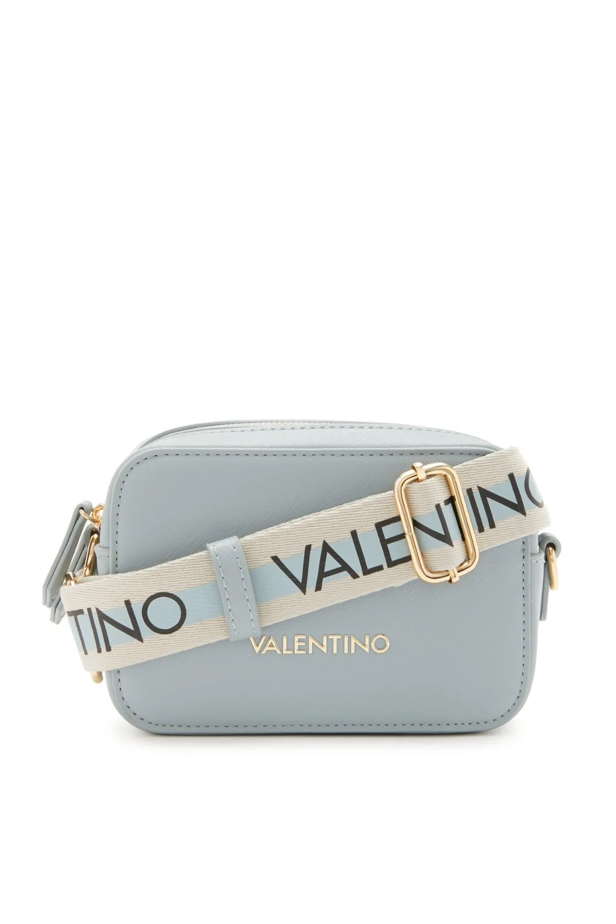 1'ASLAN  Valentino Bags Zero Damen Umhängetasche Blau Vbs7b306polvere
