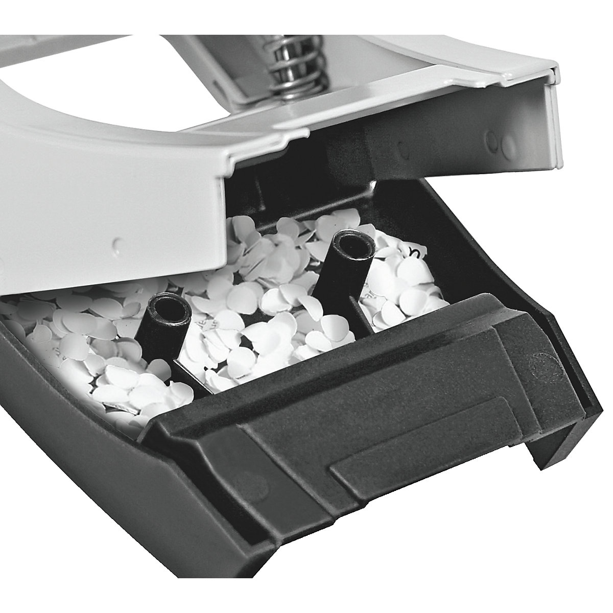 Nexxt Starker Bürolocher schwarz, Lochabstand: 80 mm, Stanzleistung: 40 Blatt / 80 g/ m²