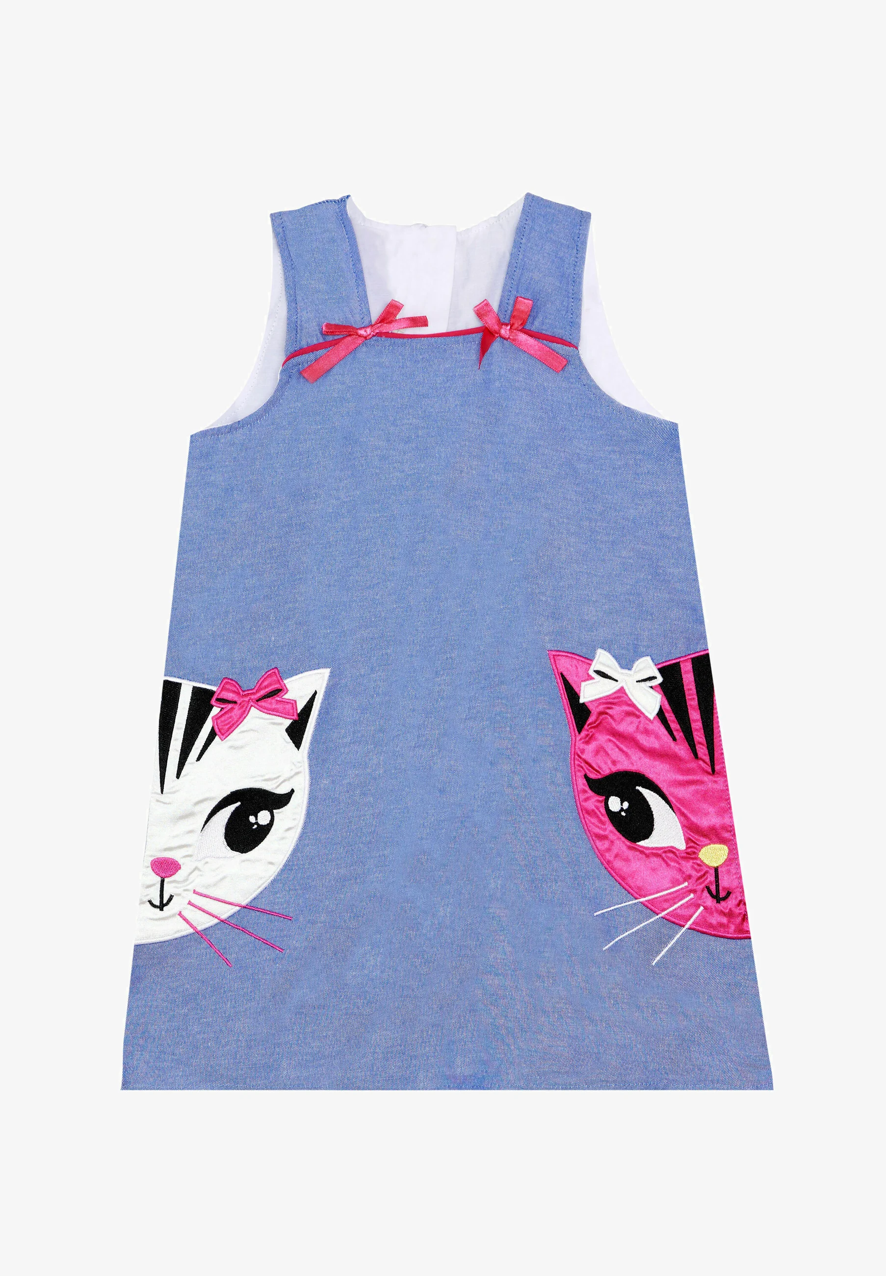 Denokids TWIN CATS - Vestido vaquero