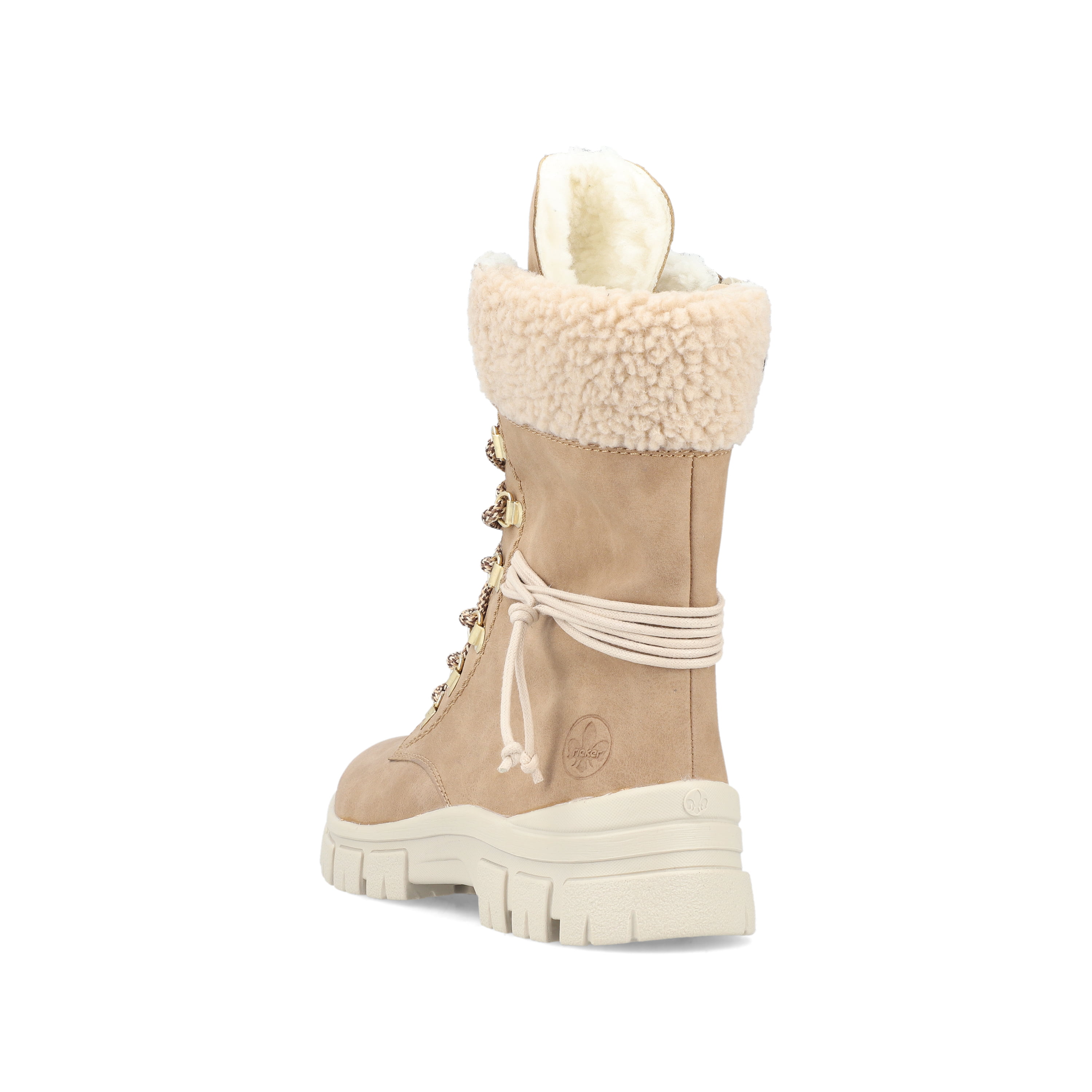 Rieker Damen Schnürstiefel noisette