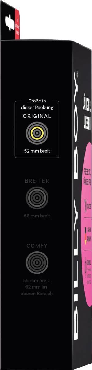 Kondome Länger Lieben, Breite 52 mm, 10 St