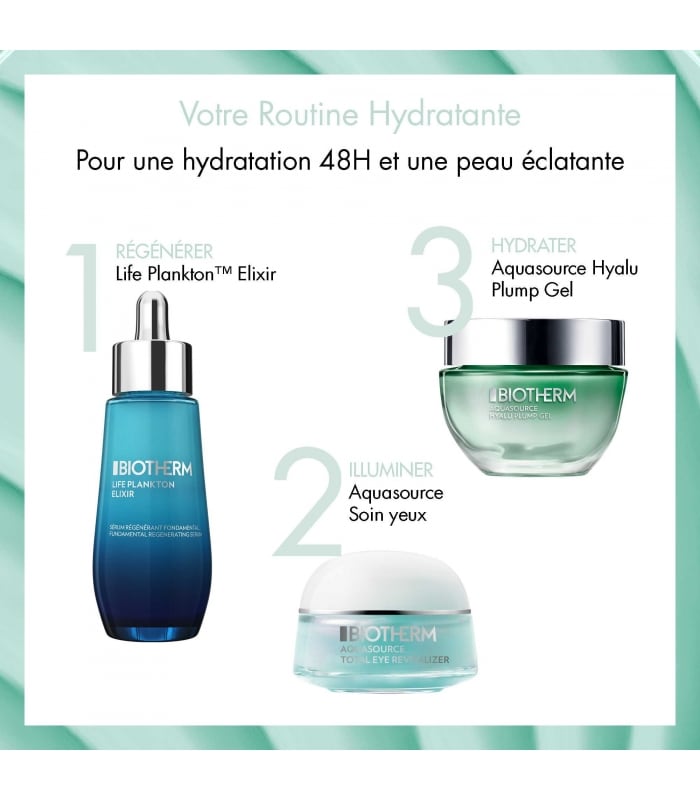 BIOTHERM-AQUASOURCE- Total Eye Revitalizer Gel contour des yeux à la caféine