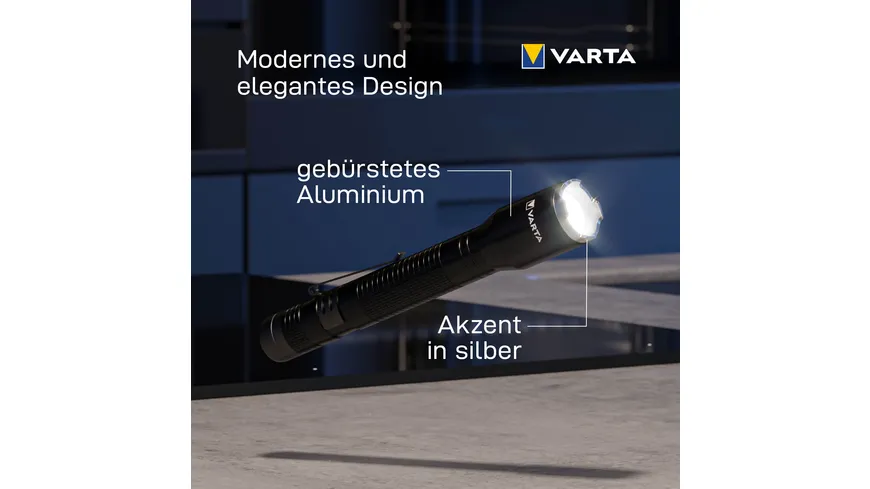 VARTA Aluminium Light F30 3AAA 17608 mit Batterien Blister
